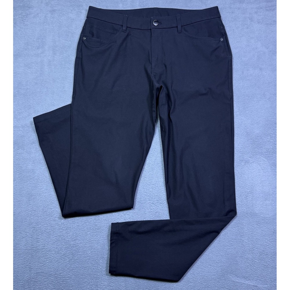Lululemon Pants Mens 32x30 Black ABC Slim Fit Warpstreme Tapered Athleisure